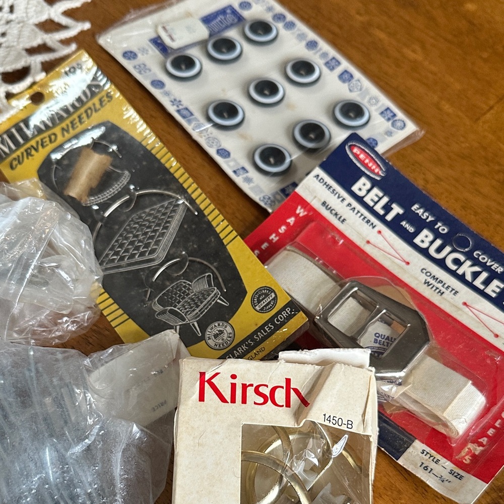 Misc Vintage Drapery Sewing Supplies